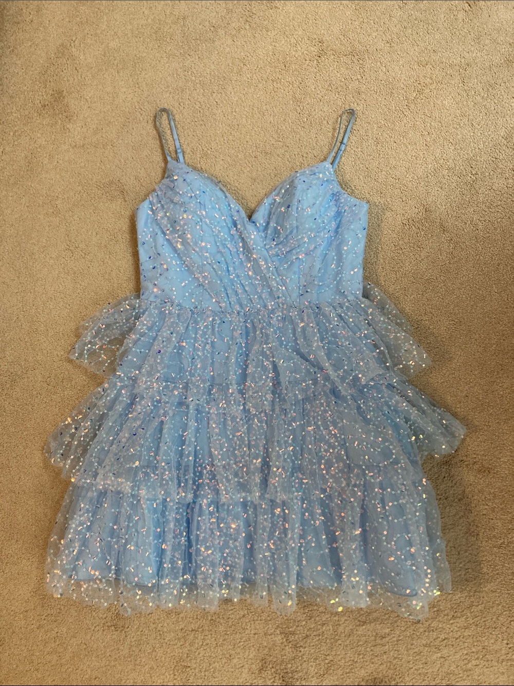 Windsor Light Blue Satin Dress Lining